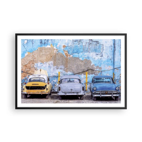 Poszter fehér keretben - Veteránok találkozása - 91x61 cm