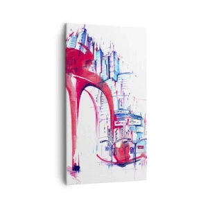 Vászonkép - Nagyvárosi elegancia - 45x80 cm