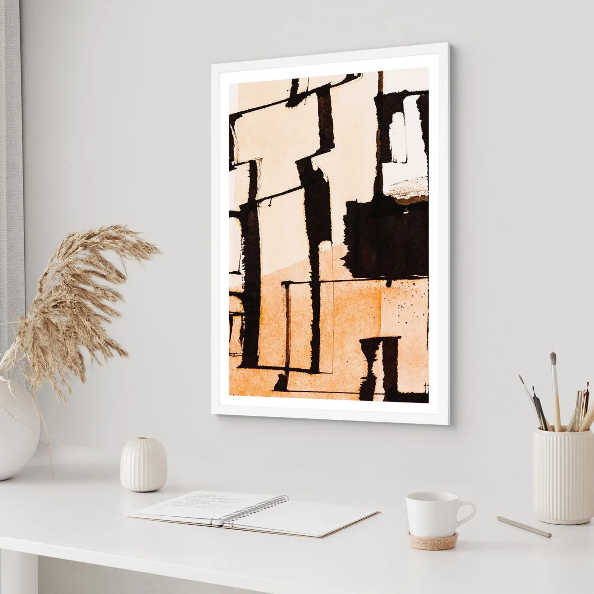 Poszter fekete keretben - Mégis rend - 50x70 cm