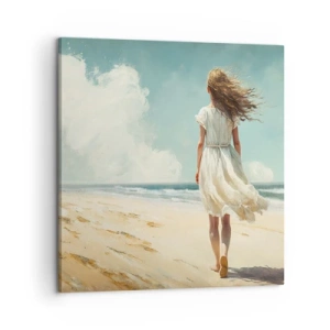 Vászonkép - Találkozás a nappal és a széllel - 60x60 cm