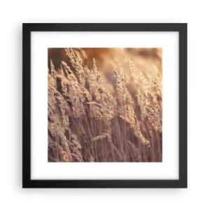 Poszter fehér keretben - Készen az ősz fogadására - 30x30 cm