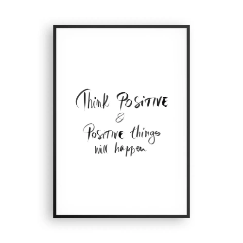 Poszter fehér keretben - Hogyan élj? - 70x100 cm