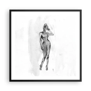 Poszter fehér keretben - A nőiesség ideáljának nyomában - 60x60 cm