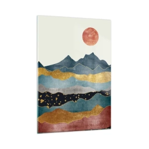 Üveg kép - A világ keresztmetszete - 50x70 cm