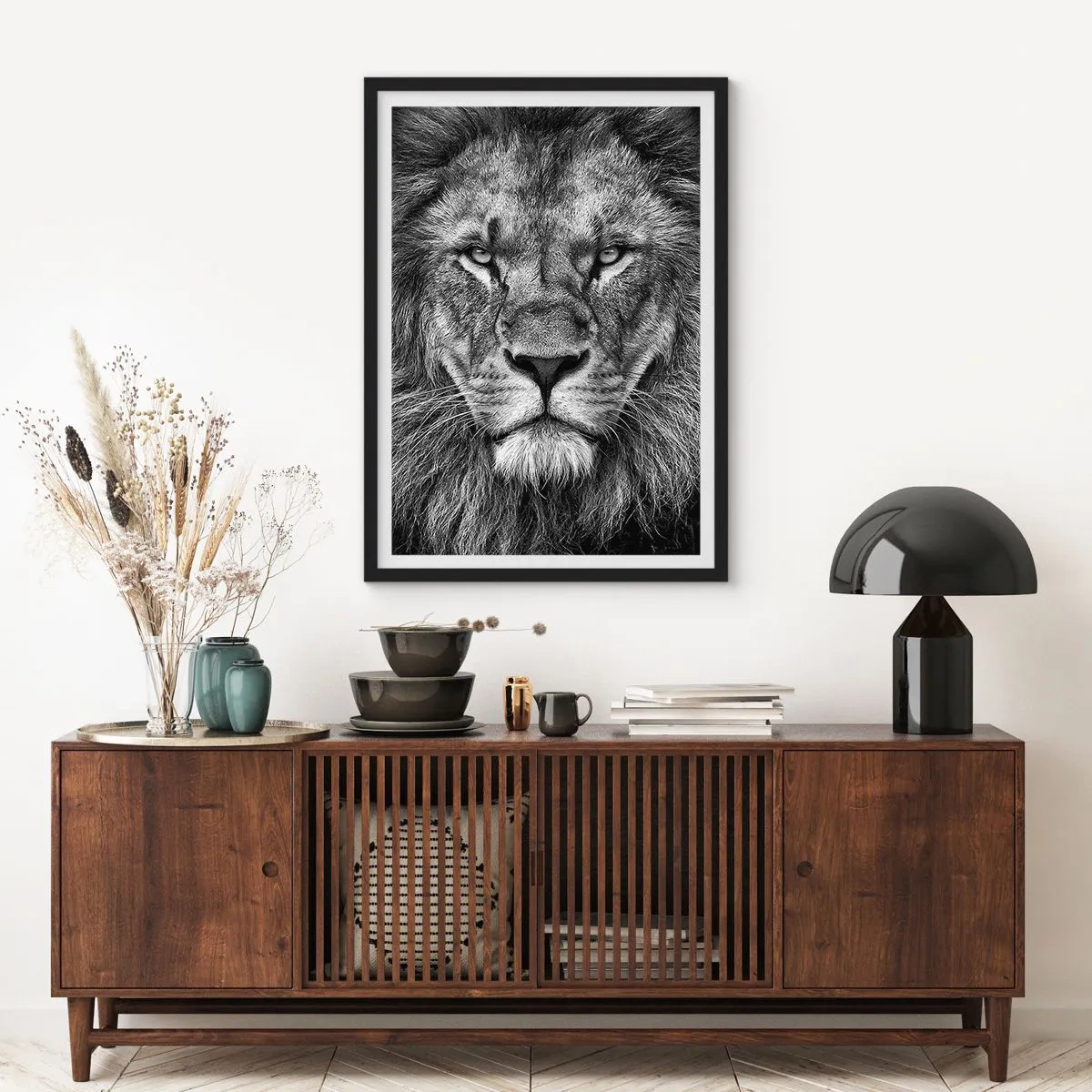 Poszter fehér keretben - Őfelségi palástban - 70x100 cm