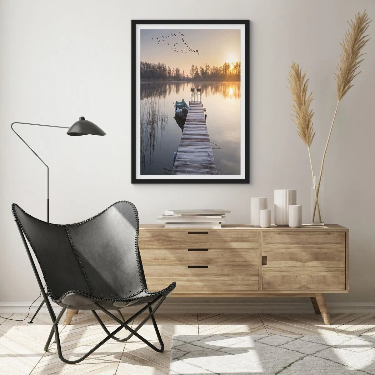 Poszter fehér keretben - Egy kis idő múlva visszajövök - 61x91 cm