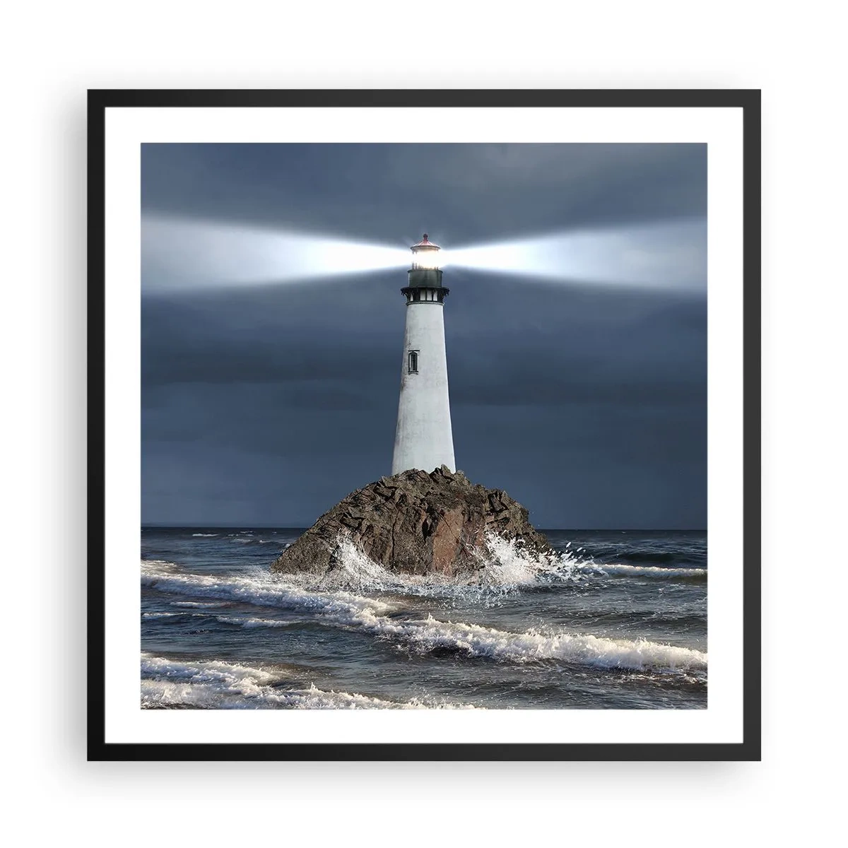 Poszter fehér keretben - Ide…ide…itt! - 60x60 cm