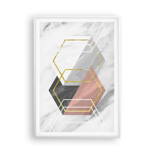 Poszter fekete keretben - Lánc kompozíciója - 70x100 cm