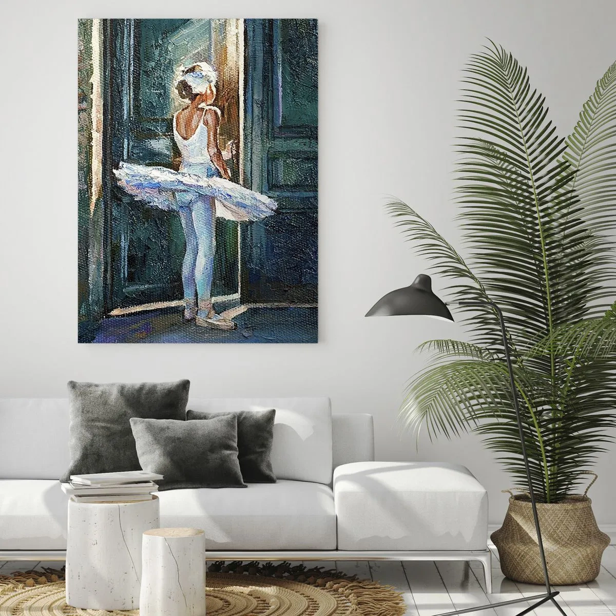 Üveg kép - Az előadás előtt - 80x120 cm