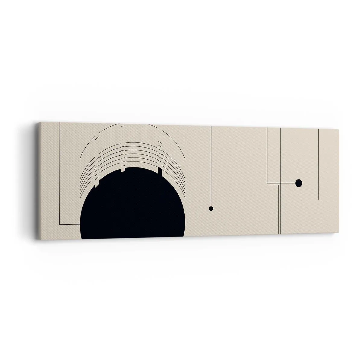 Vászonkép - Ruganyos és dinamikus kompozíció - 90x30 cm