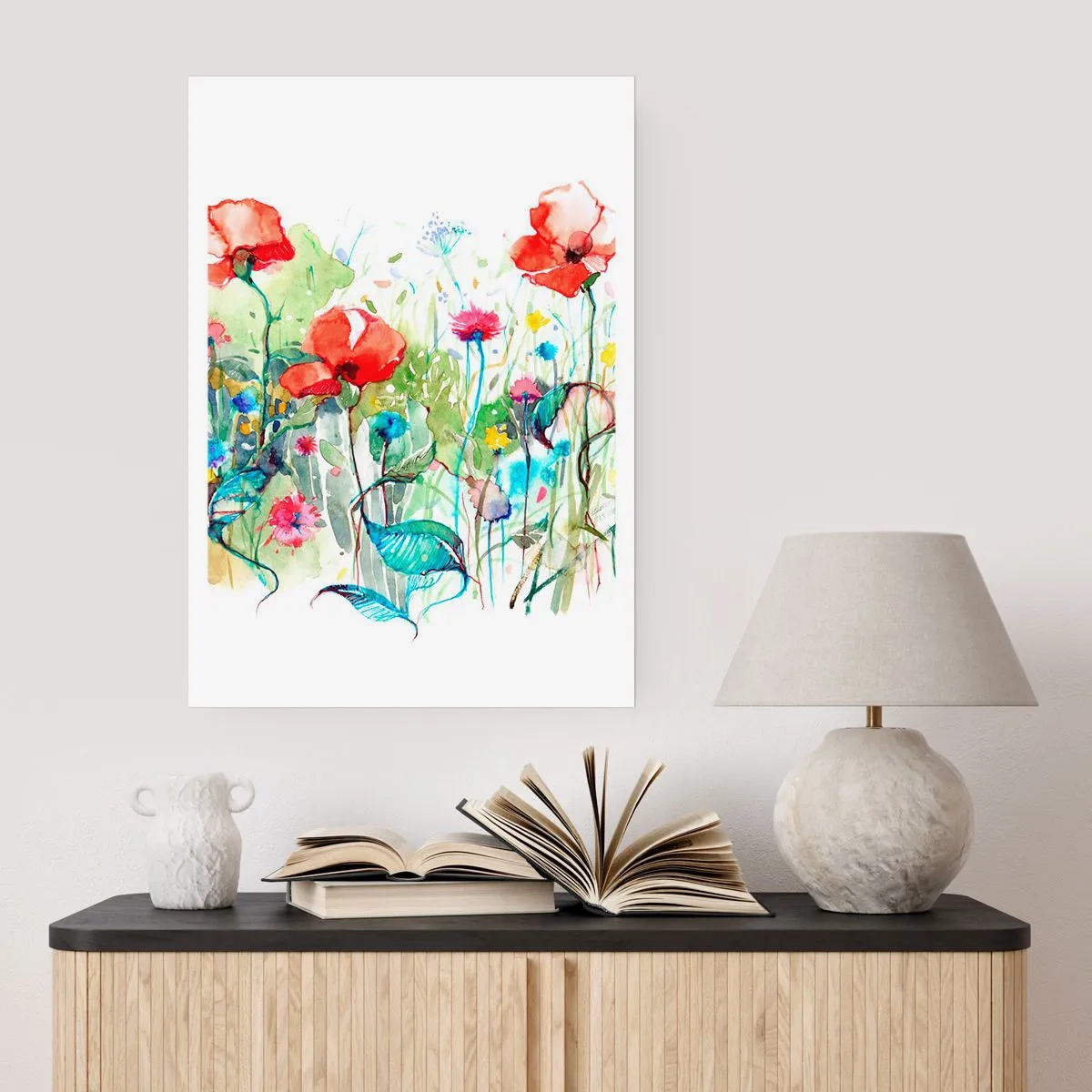 Poszter - Virágzó májusi rét - 70x100 cm