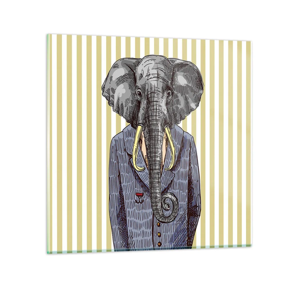 Üveg kép - Természeténél fogva elegáns - 70x70 cm