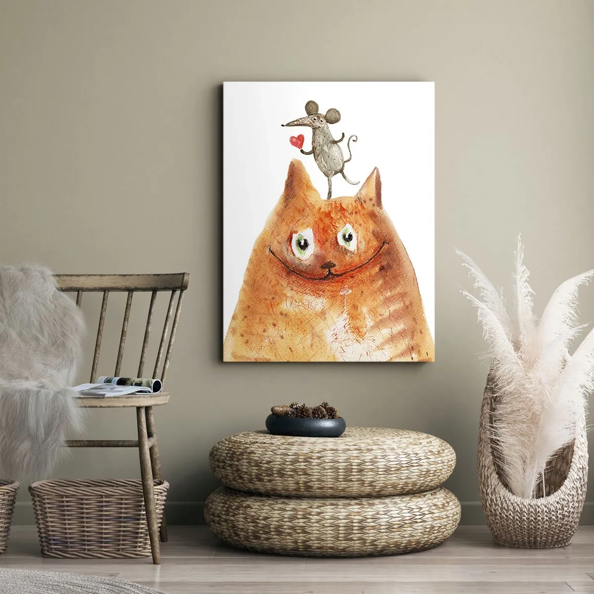 Vászonkép - A szerelem paradoxonjai - 45x80 cm