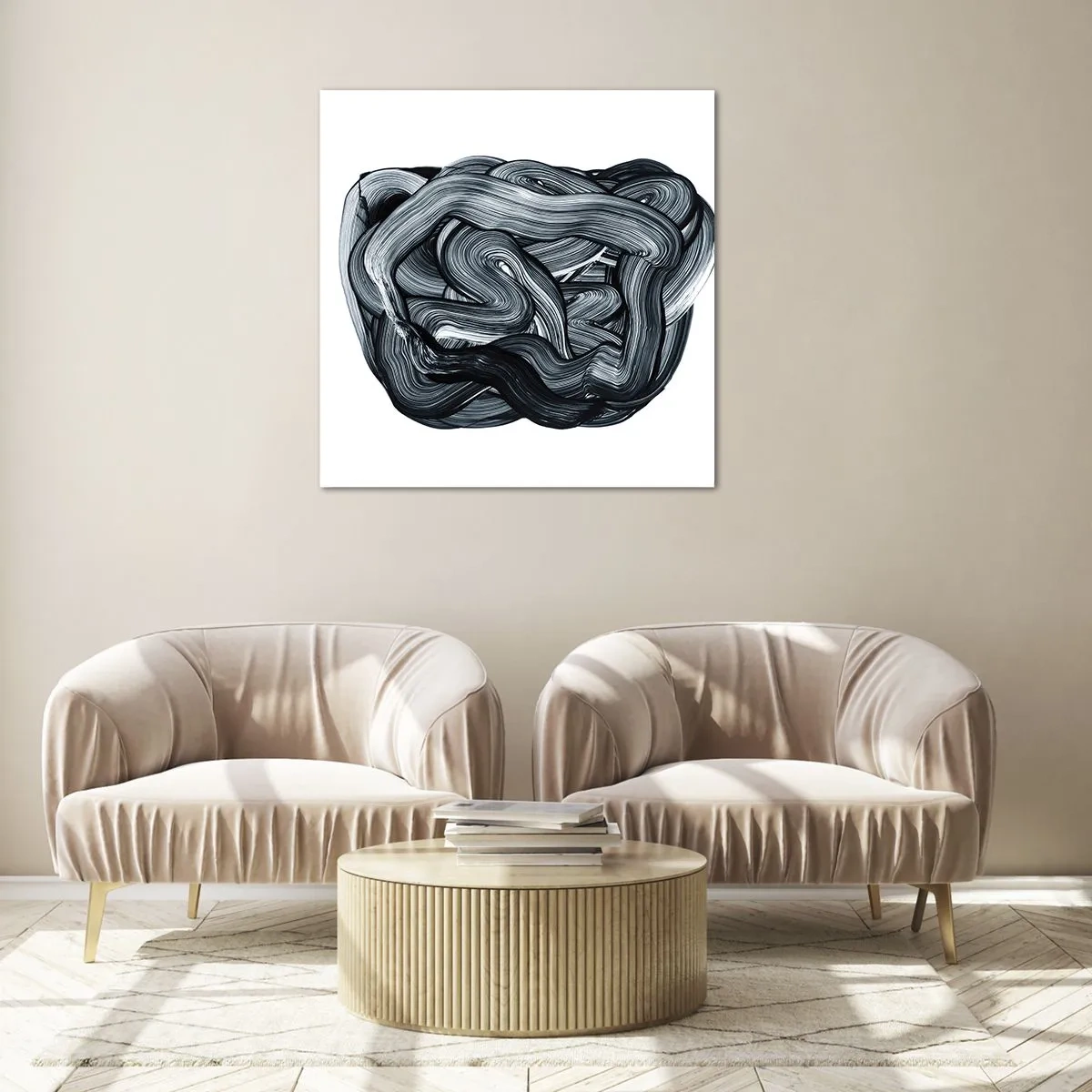 Üveg kép - Ez nem olyan egyszerű - 50x50 cm