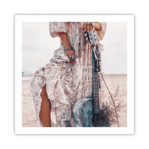 Poszter - Hippik az úton - 60x60 cm