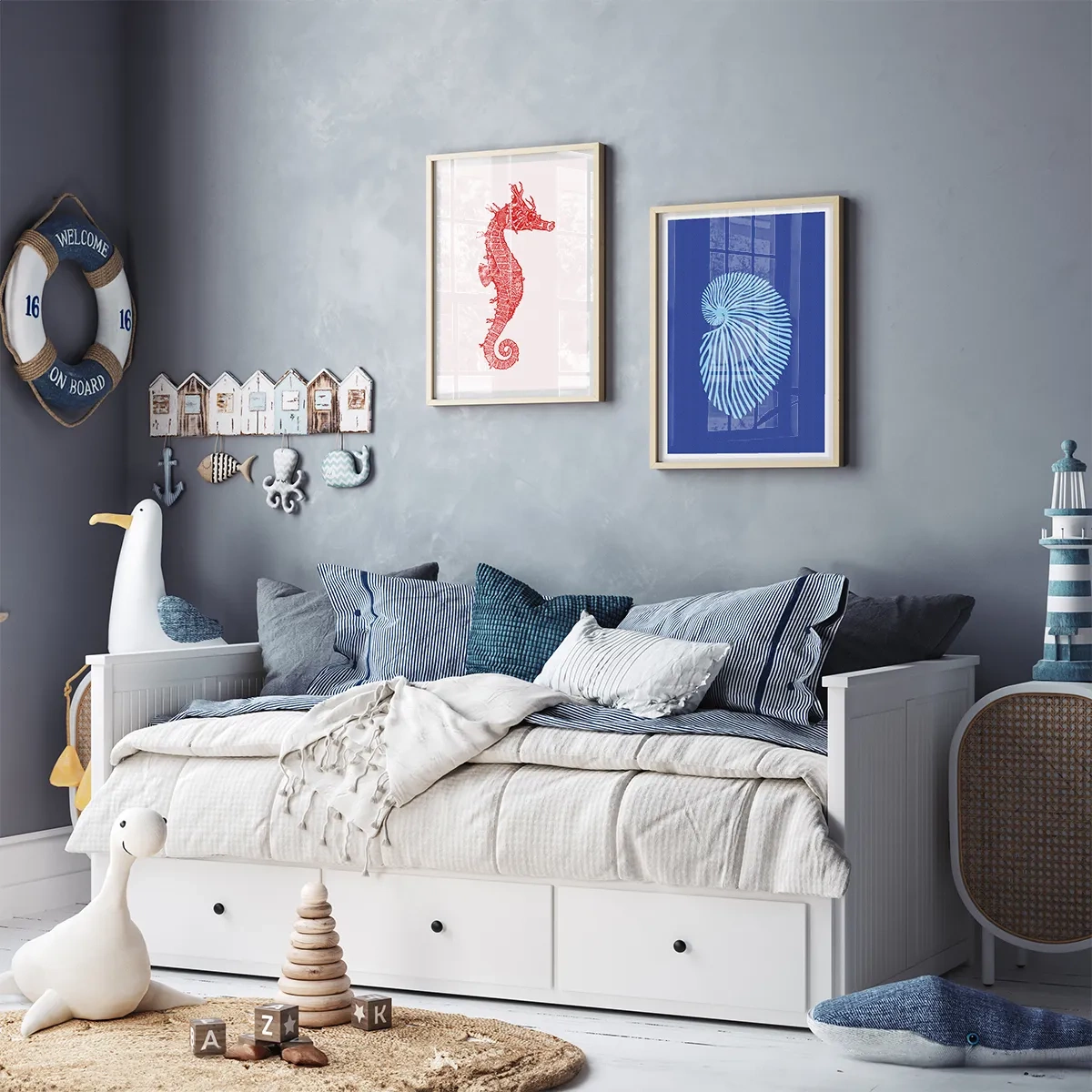 Coastal interior - Inspiráció egy gyerekszobába