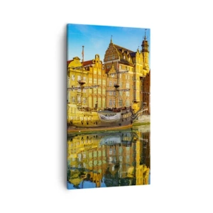 Vászonkép - A múlt tükörképe - 45x80 cm