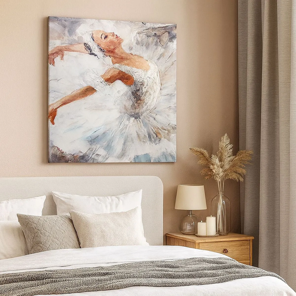 Vászonkép - Finom és könnyű, mint a tüll - 30x30 cm