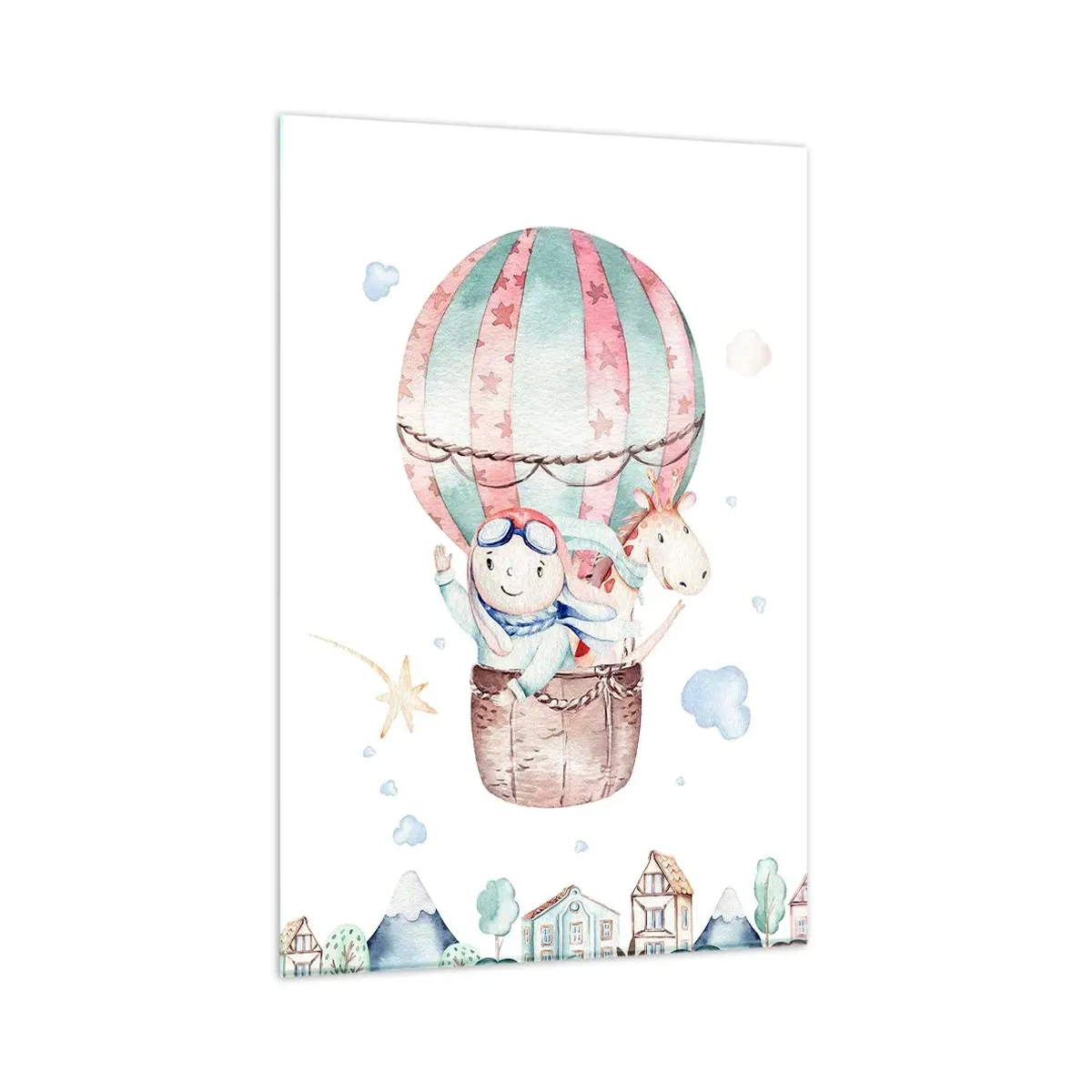 Üveg kép - Nemsokára visszajövünk! - 80x120 cm