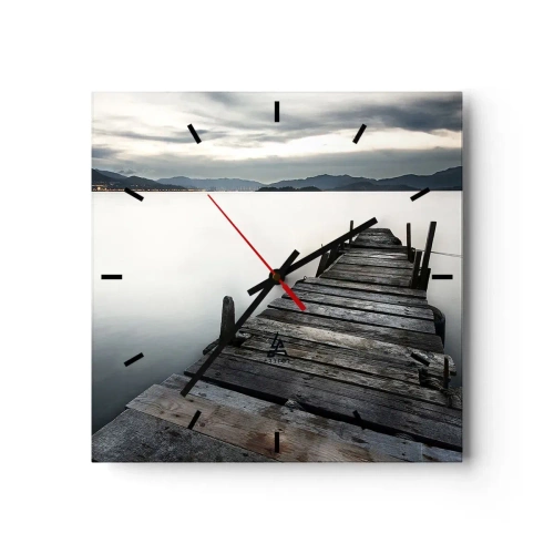 Falióra, Óra - Merüljön el a békében - 40x40 cm