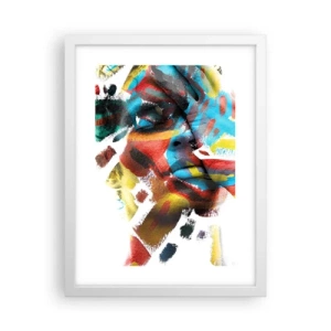 Poszter fekete keretben - Színes személyiség - 30x40 cm