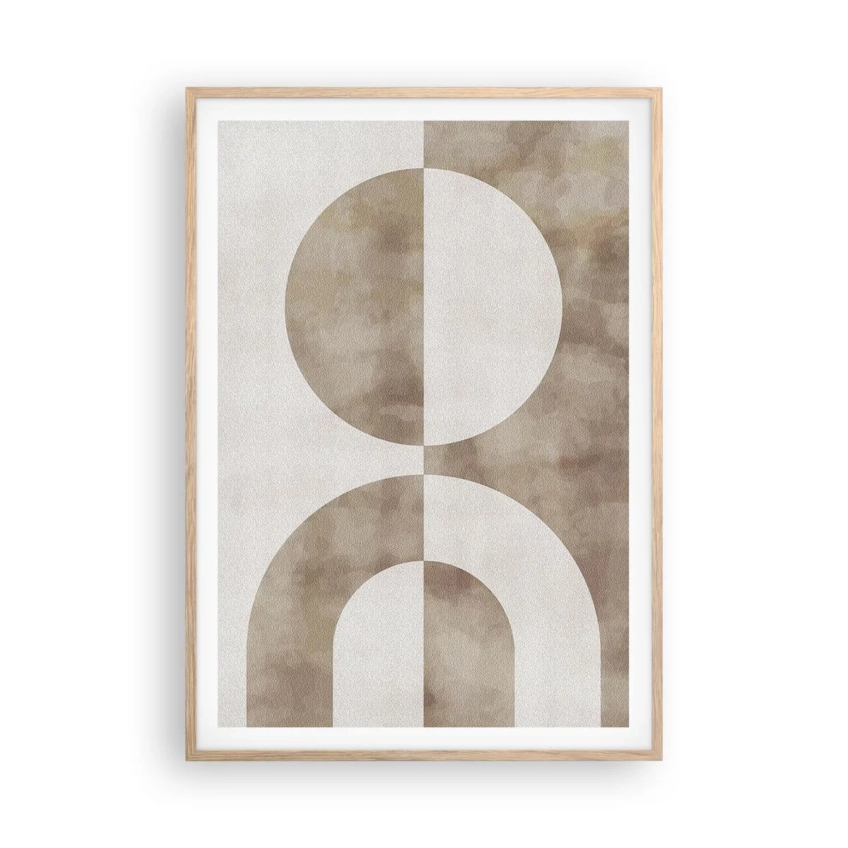 Poszter világos tölgy keretben - Hasonlóságok és különbségek - 70x100 cm