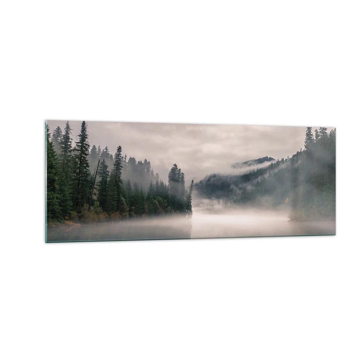 Üveg kép - Ábrándosan, ködben - 140x50 cm