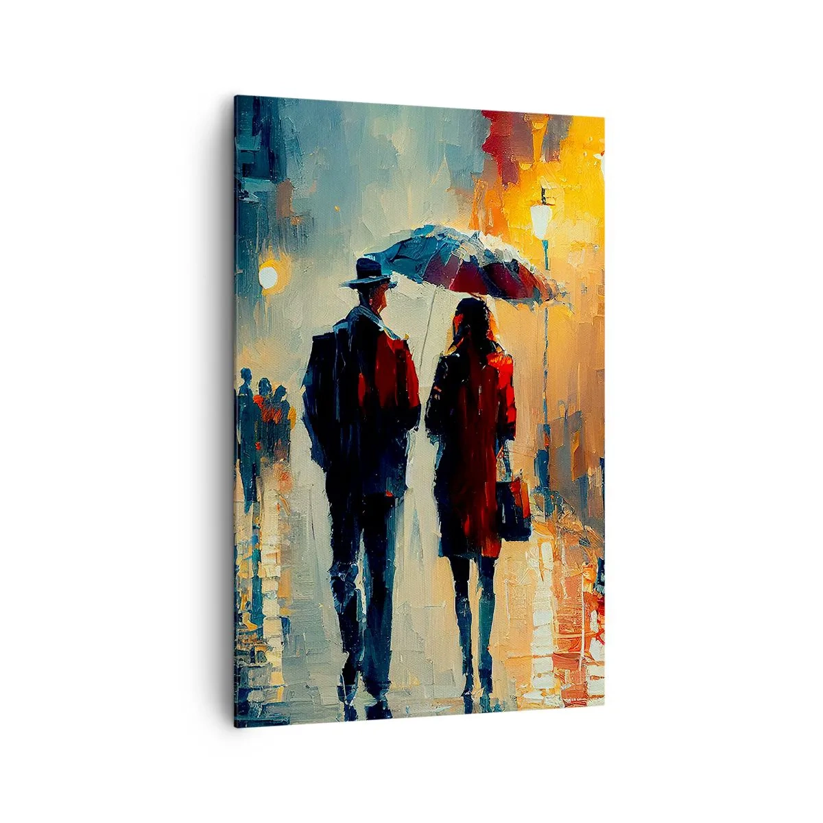 Vászonkép - Városi love strory - 80x120 cm