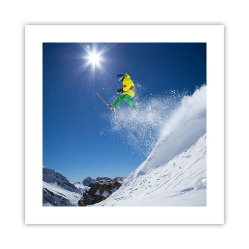 Poszter - Tánc a hegyekkel - 40x40 cm