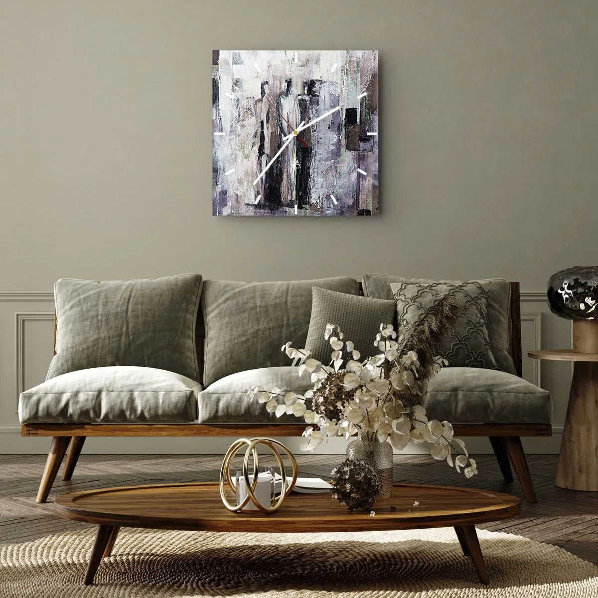 Falióra, Óra - A titokzatos hámas - 40x40 cm