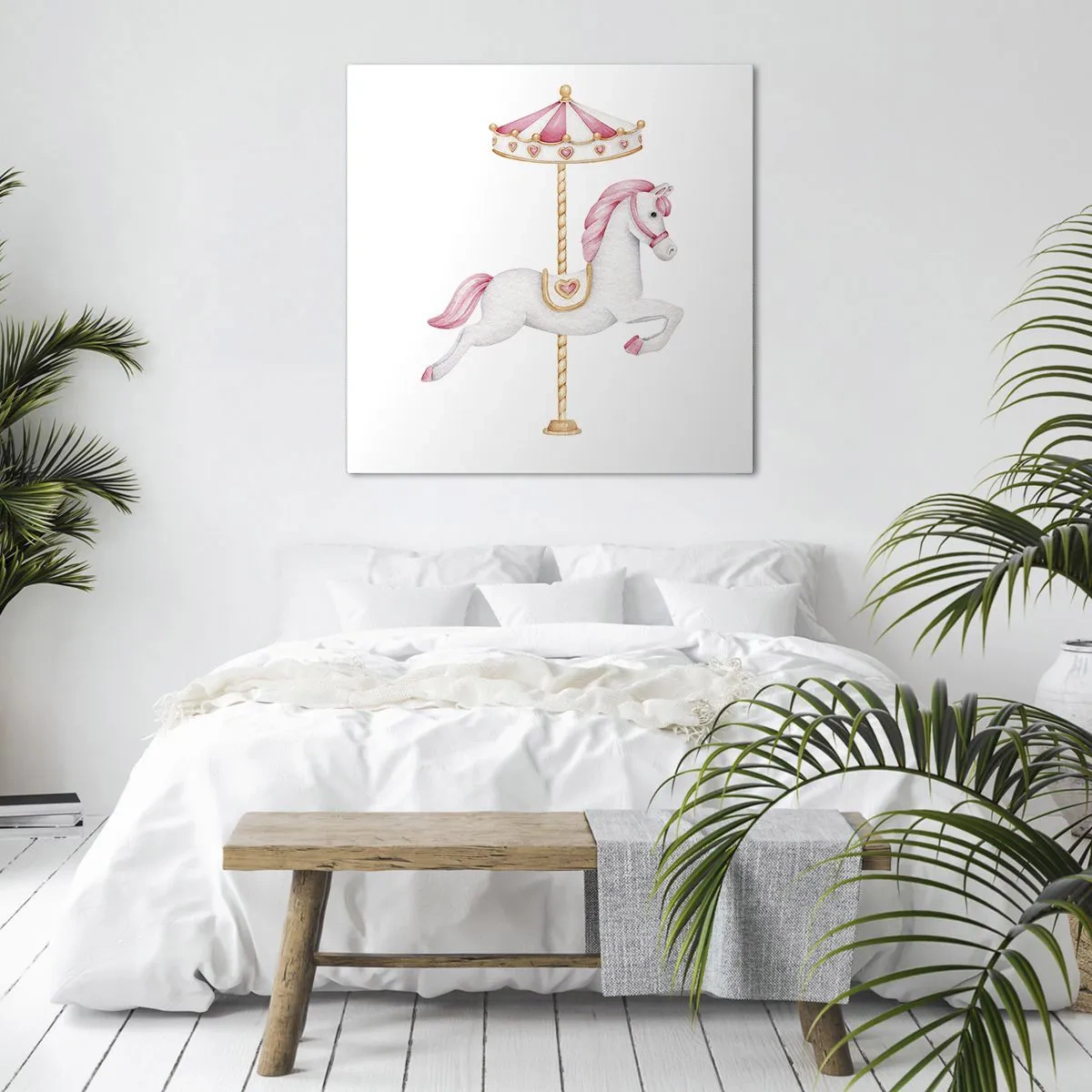 Vászonkép - Elindult egy patával - 70x70 cm