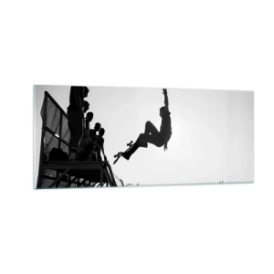 Üveg kép - Hősök és nézők - 100x40 cm