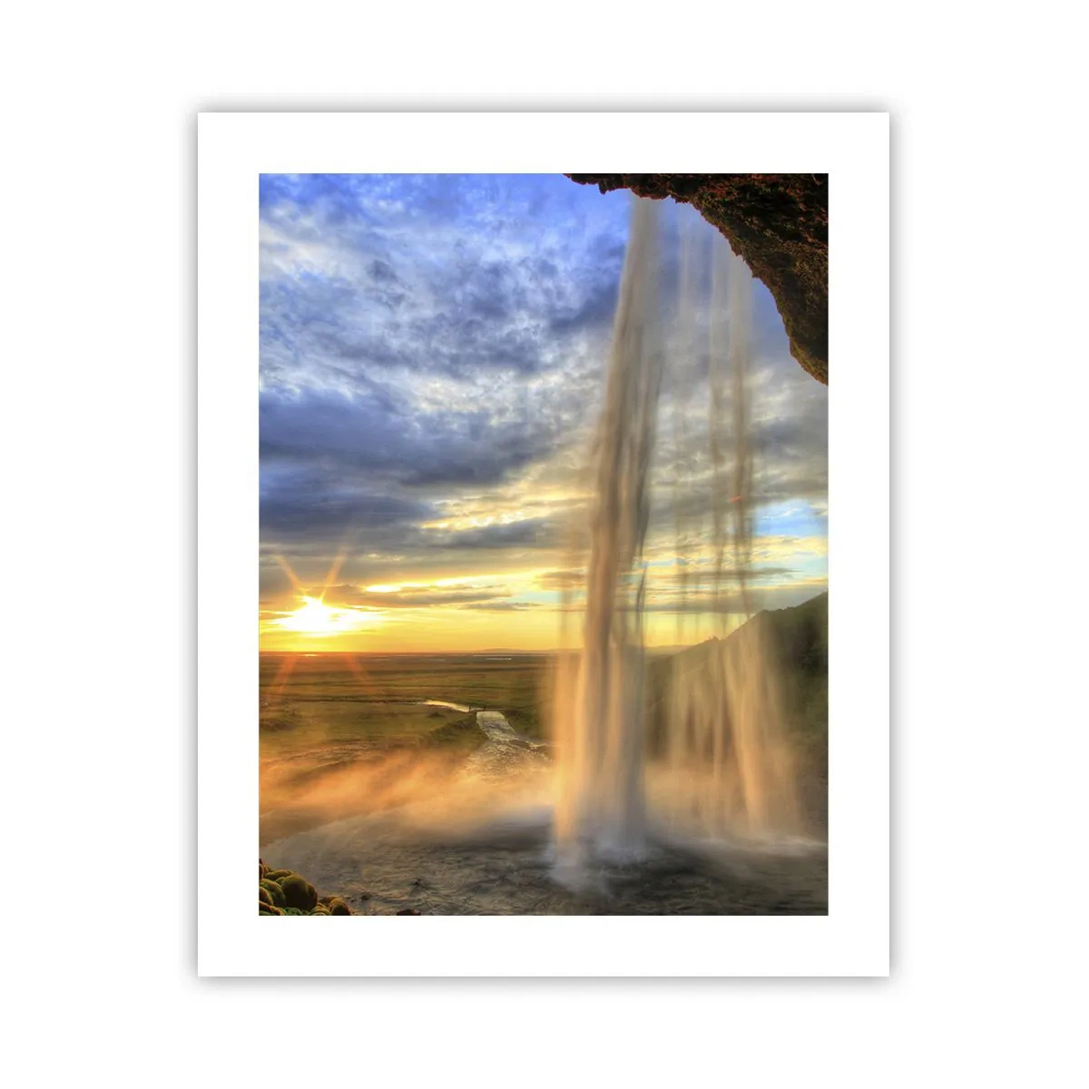 Poszter - Cseppfátyol mögötti világ - 40x50 cm