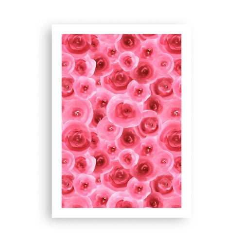Poszter - Rózsák alul és felül - 50x70 cm
