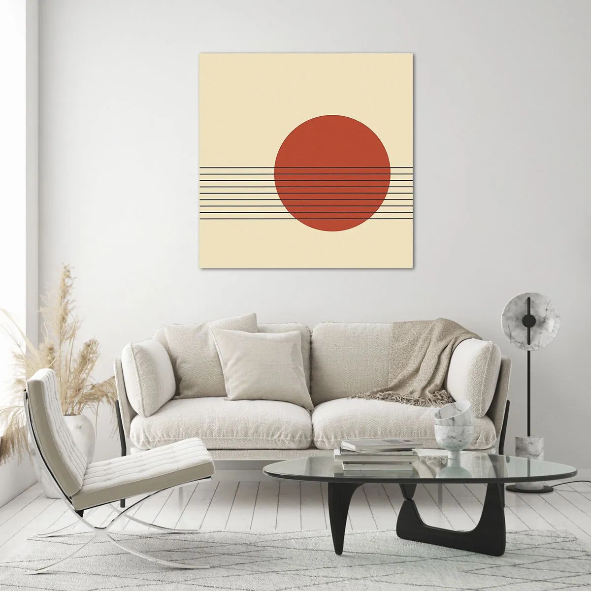 Üveg kép - Körbe és tovább - 40x40 cm