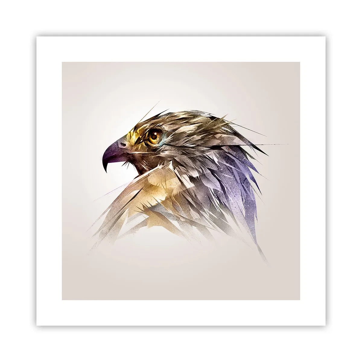 Poszter - Egy harcos portréja - 40x40 cm