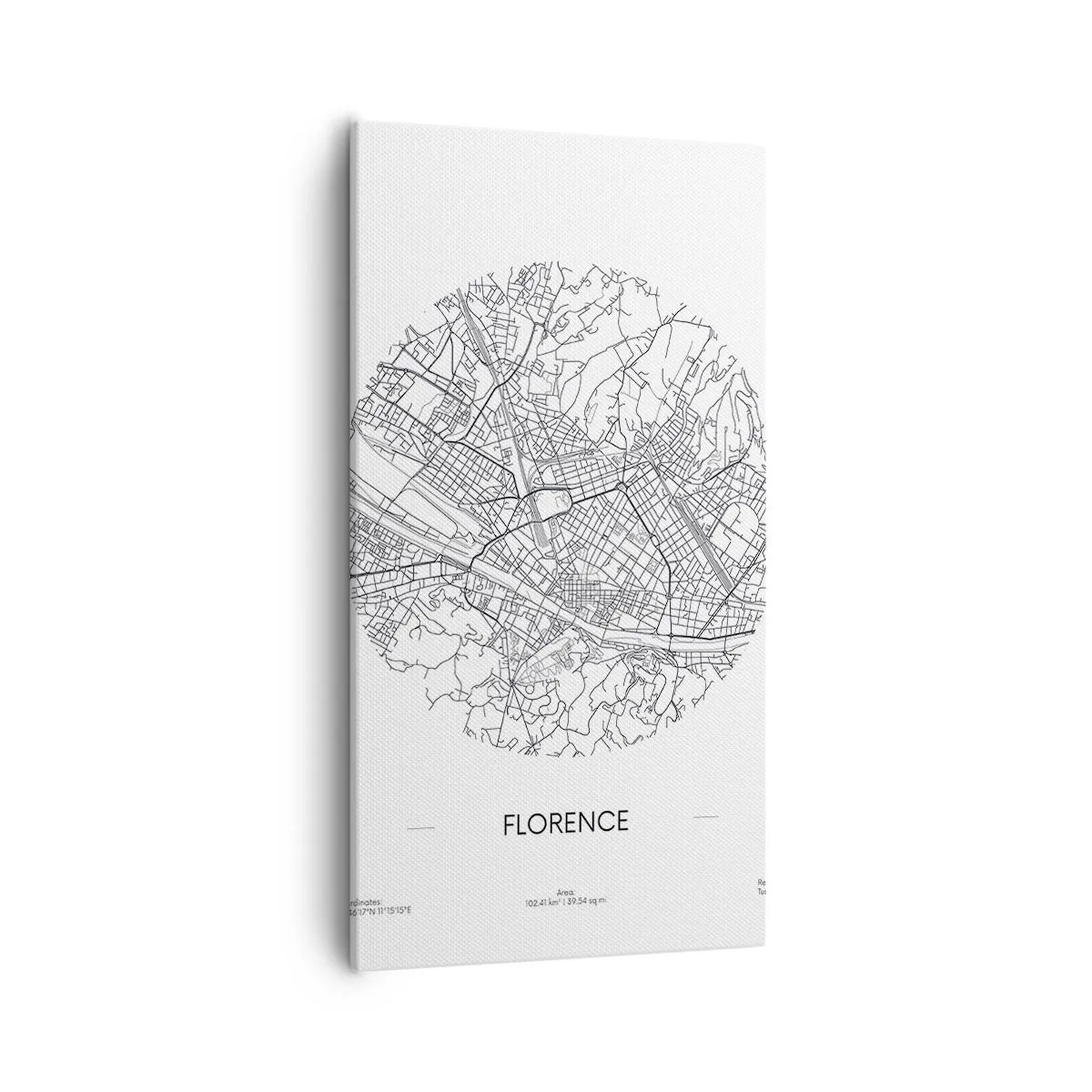 Vászonkép - Firenze anatómiája - 55x100 cm