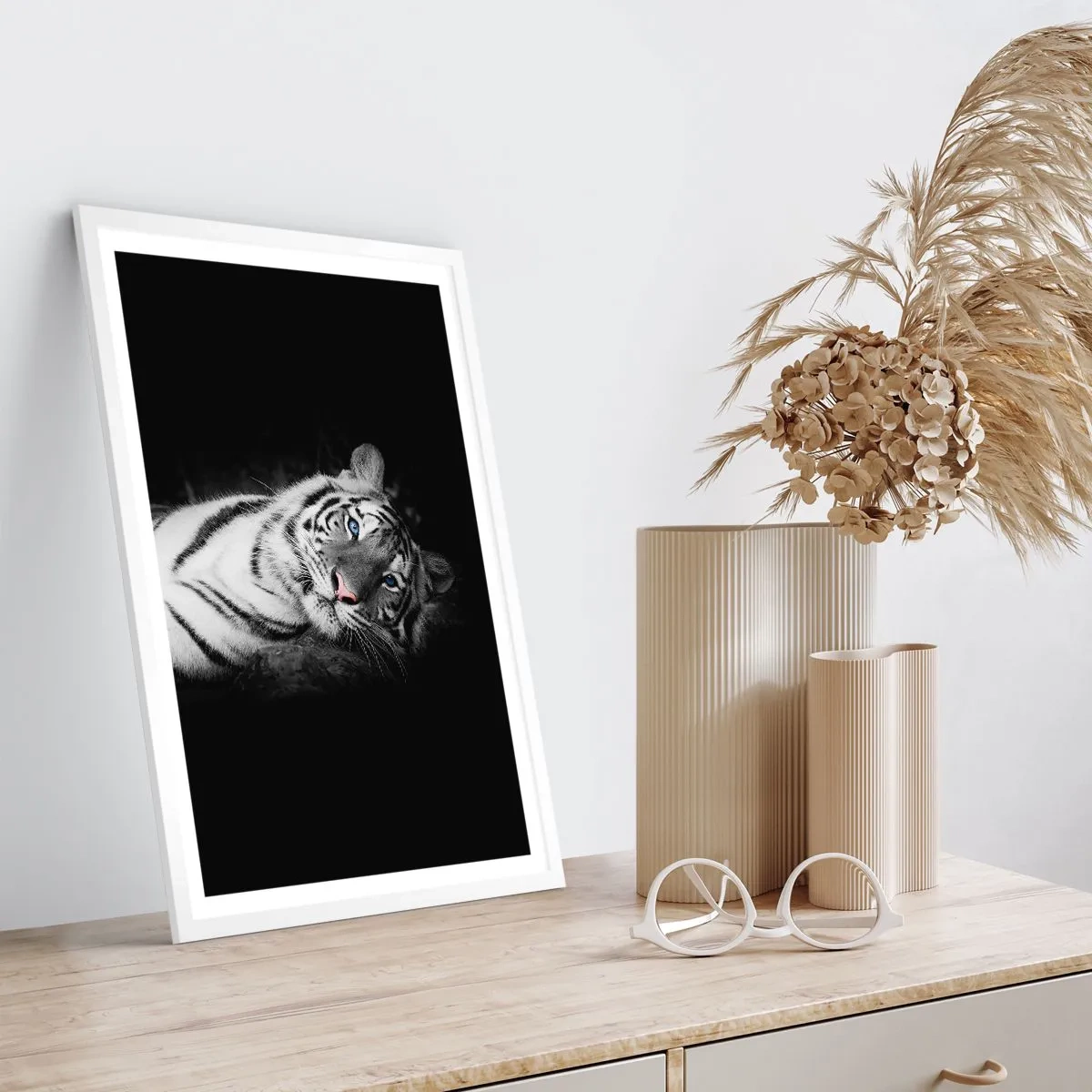 Poszter fekete keretben - Vadság és nyugalom - 61x91 cm