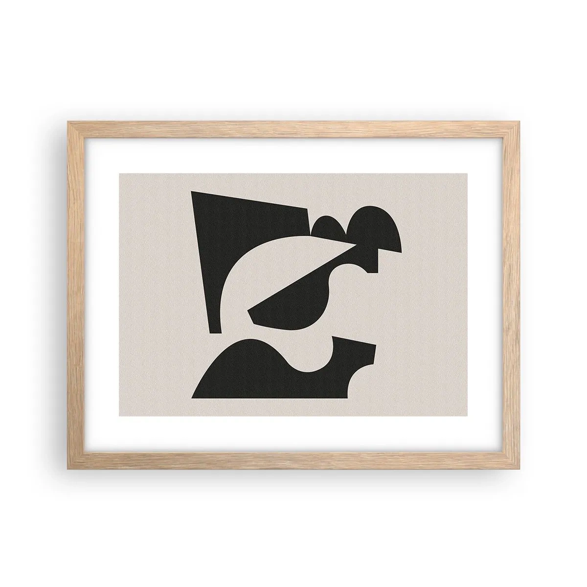 Poszter világos tölgy keretben - Önálló összeállításra - 40x30 cm