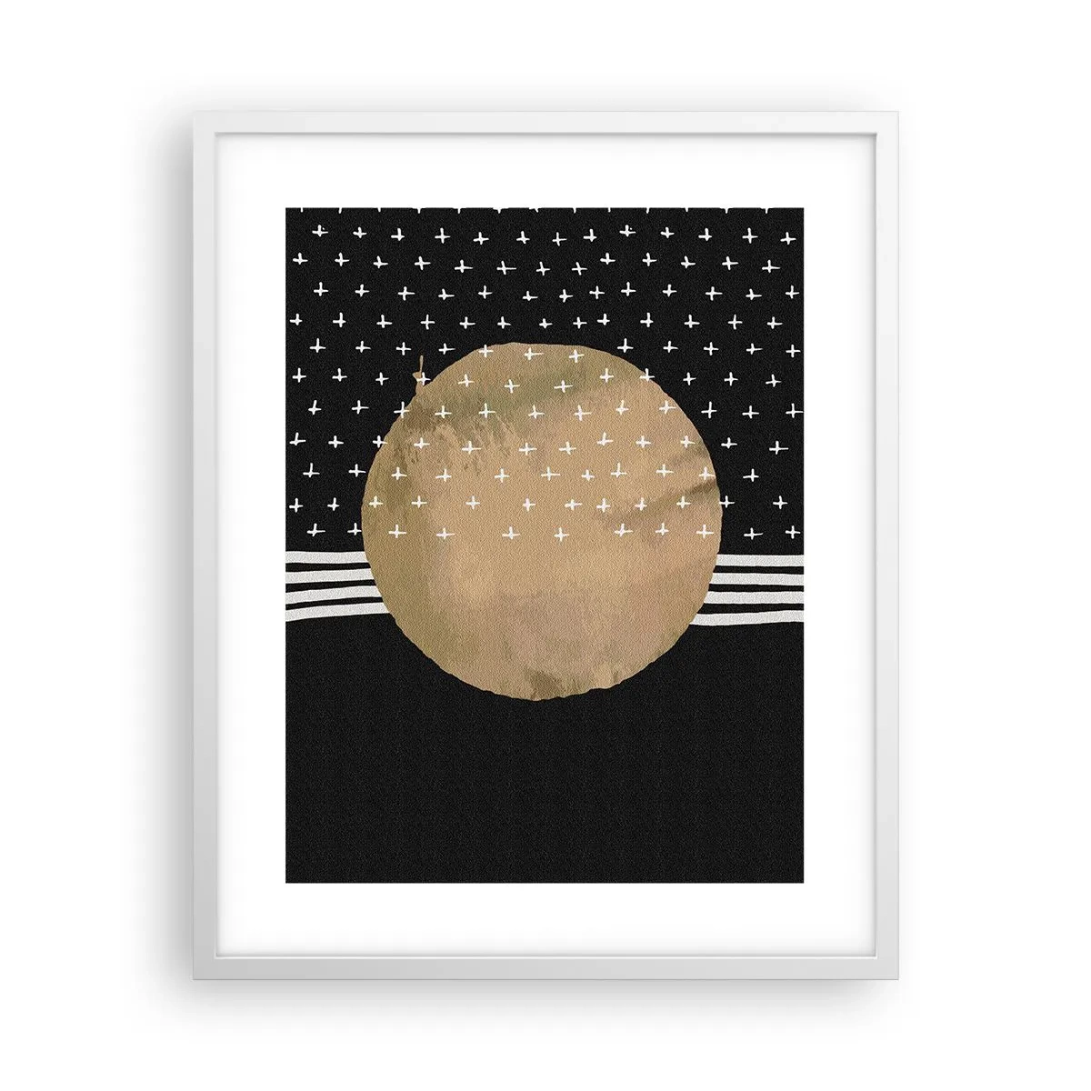 Poszter fekete keretben - Kompozíció: a galaxis zászlaja - 40x50 cm