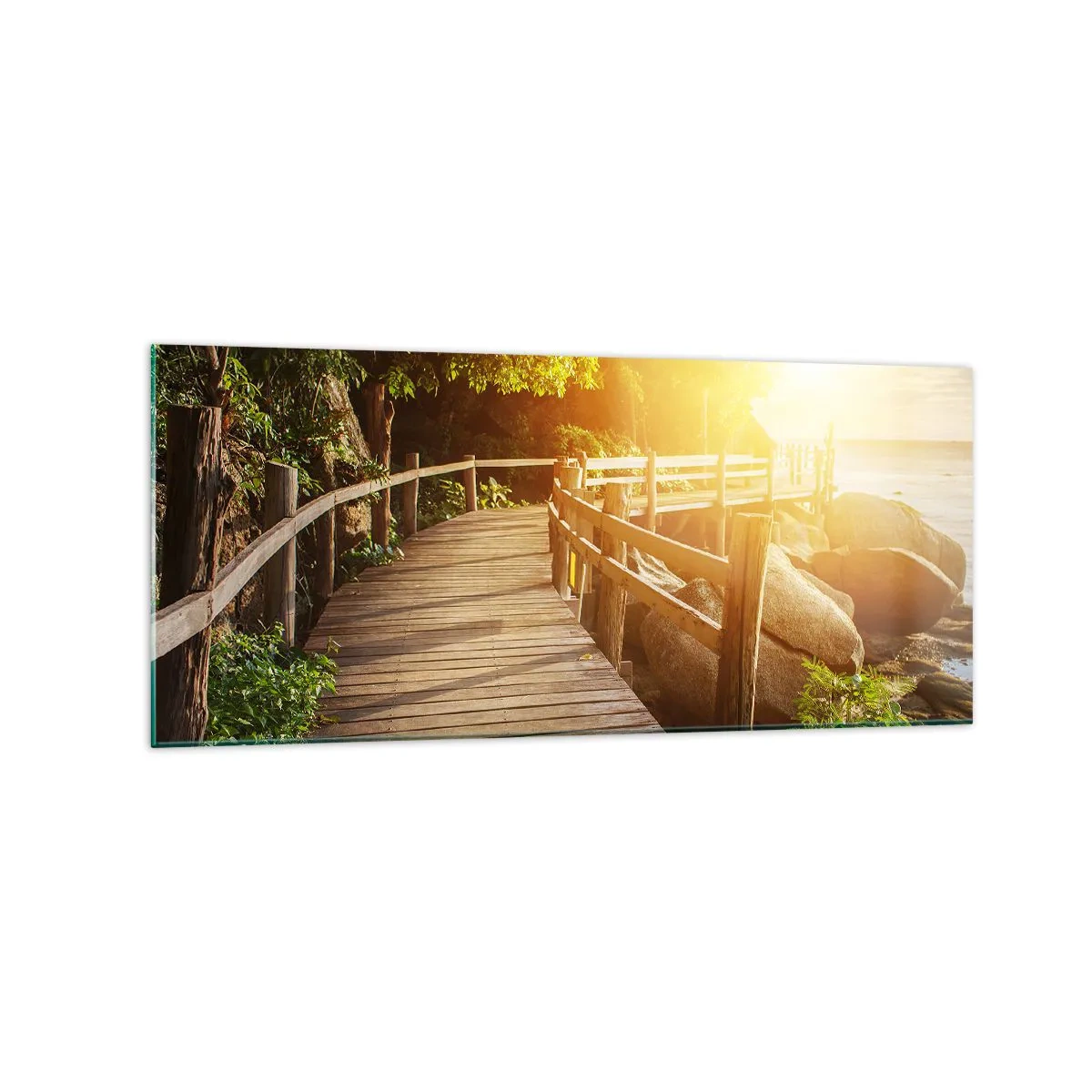 Üveg kép - Újabb kanyar, újabb csoda - 120x50 cm