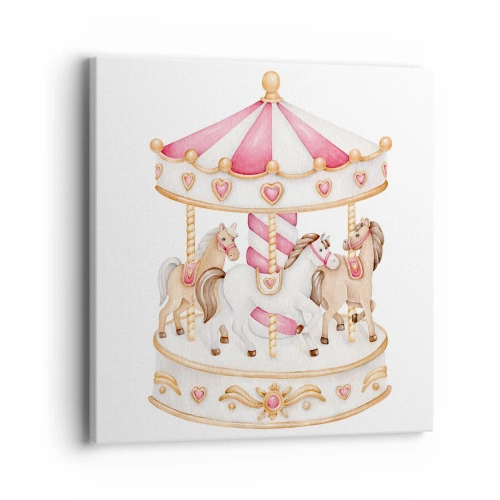 Vászonkép - A gyermekkor édes világa - 40x40 cm