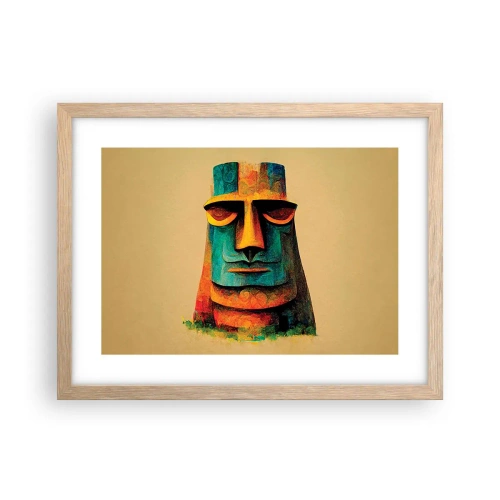 Poszter világos tölgy keretben - Szoborszerű és mégis szimpatikus - 40x30 cm