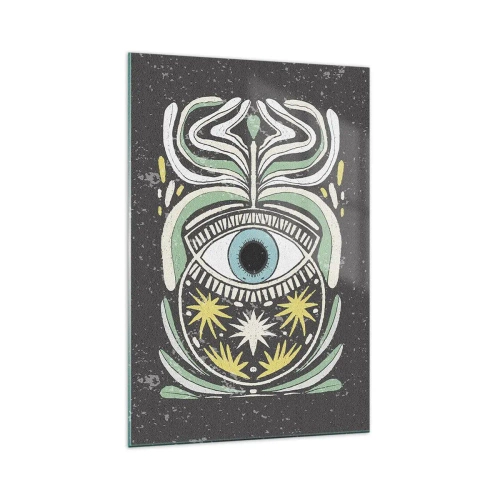 Üveg kép - Törzsi rituálék - 70x100 cm