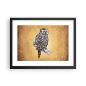 Poszter fehér keretben - A bölcsesség bonyolult díszei - 40x30 cm