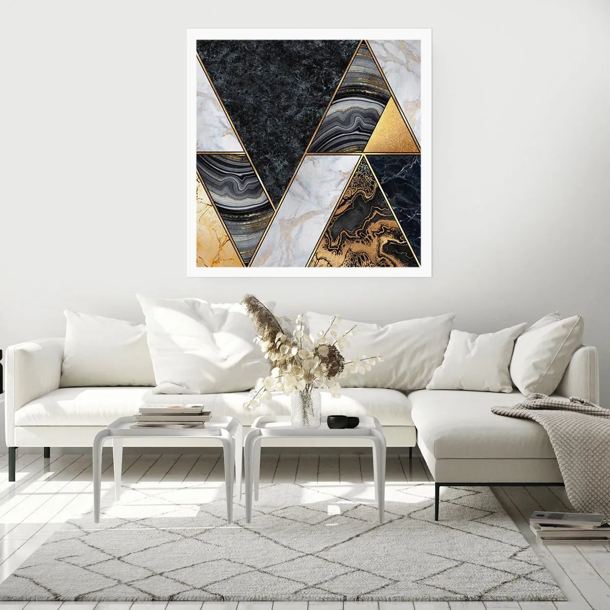 Poszter - Kőről kőre - 60x60 cm