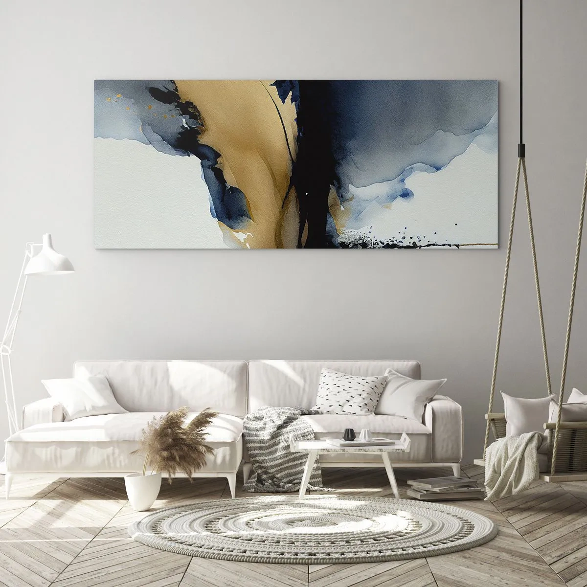 Üveg kép - A fátyol mögött - 100x40 cm