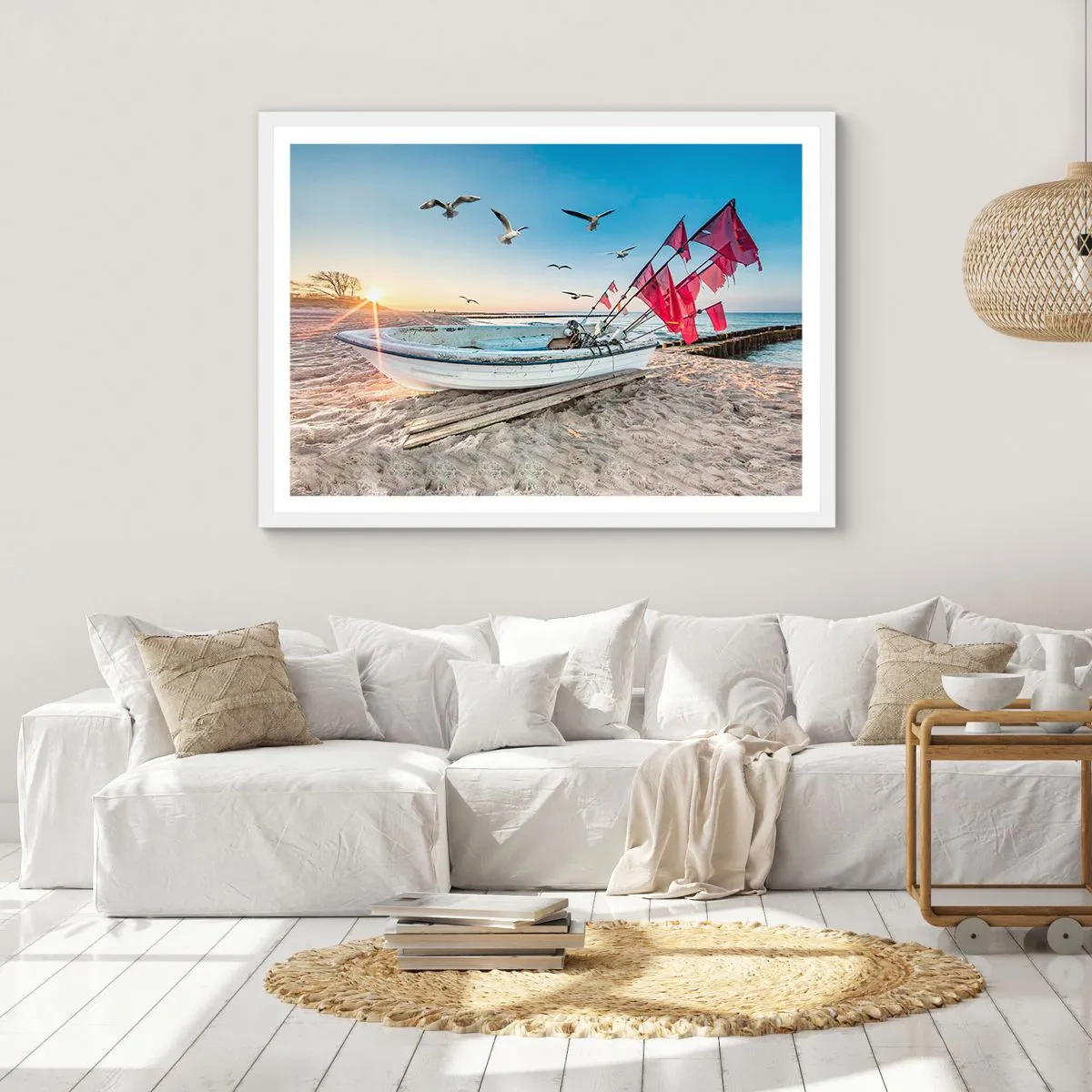 Poszter fekete keretben - Megérdemelt pihenés - 50x40 cm