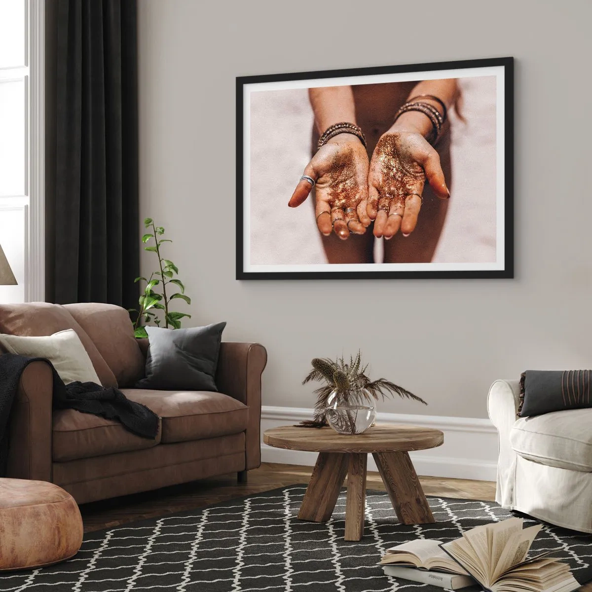 Poszter fehér keretben - Ajándék neked - 50x40 cm