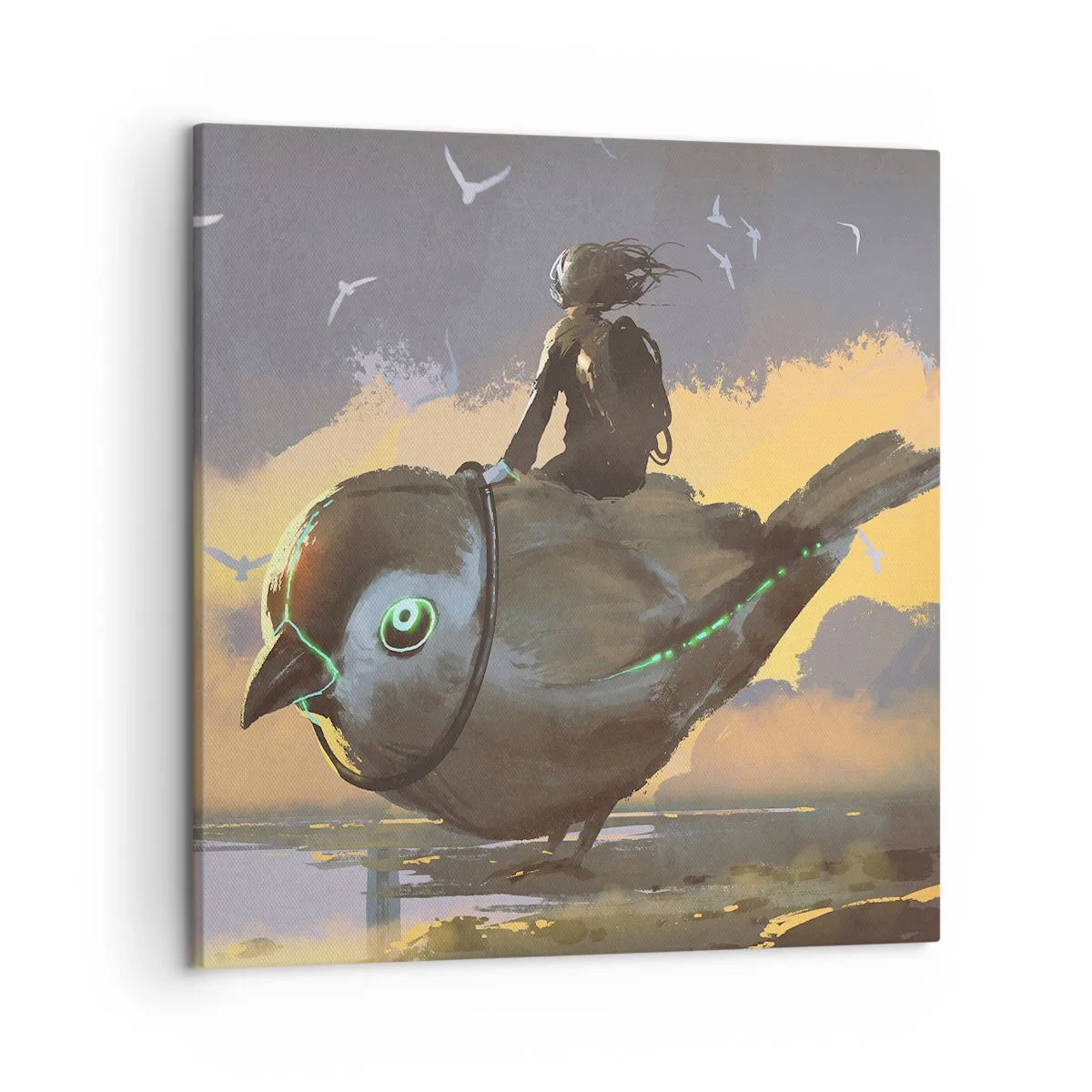 Vászonkép - Egy fantasztikus utazás állomása - 50x50 cm